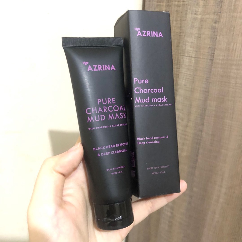 MFI - Azrina Pure Charcoal Mud Mask | Acne Purifying Clay Mask | 50ml