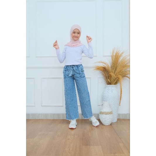 KULOT JEANS ANAK SNOW RAWIS PEREMPUAN 6-15 TAHUN