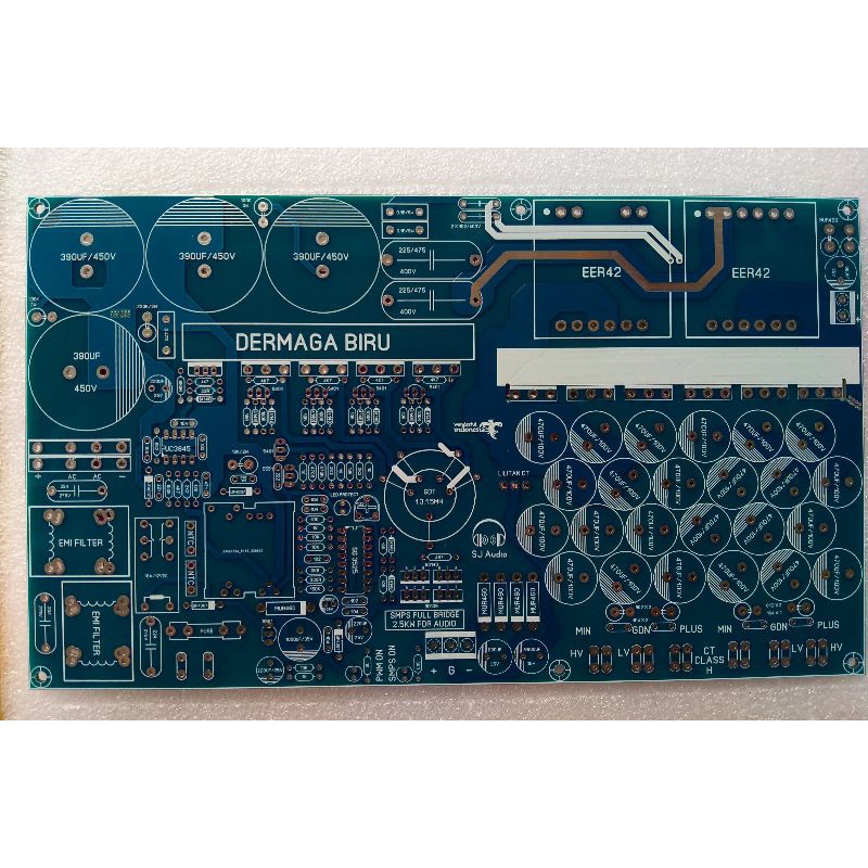 PCB SMPS FULLBRIDGE DUAL OUT 2500W Class H