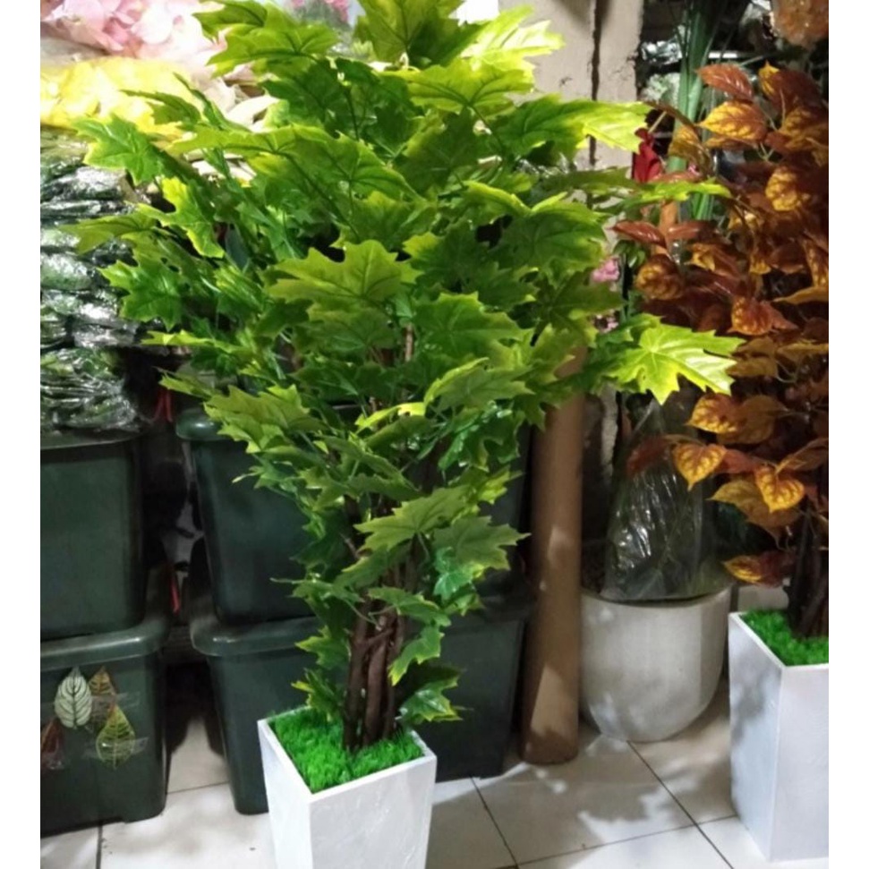 POHON MAPLE KANADA/BUNGA PLASTIK/BUNGA HIAS/BUNGA ARTIFICIAL/BUNGA PLASTIK/TANAMAN HIAS/BUNGA HIAS t