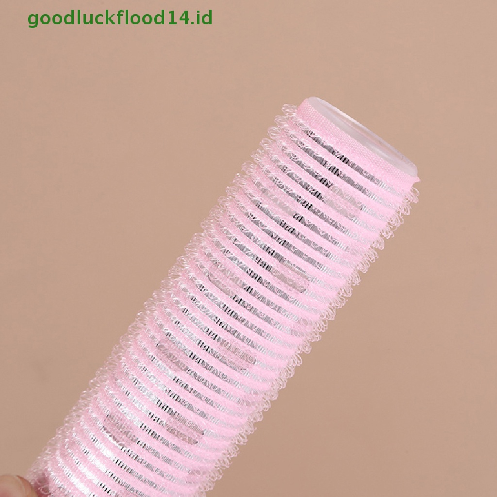 (GOOGFOUR) Roller Pengeriting Rambut 4 Ukuran Dengan Lembaran aluminum