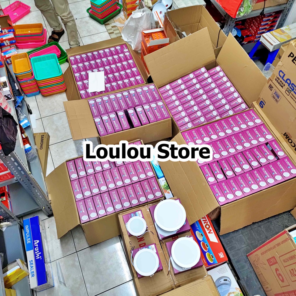 Lampu Downlight LED Bulat Valescom 6w 9w 12w 18w 6 watt 9 watt 12 watt Led Panel