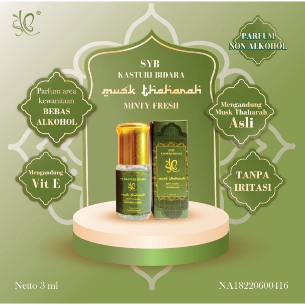 Syb Kasturi Bidara Musk Thaharah Original Parfum Area Kewanitaan