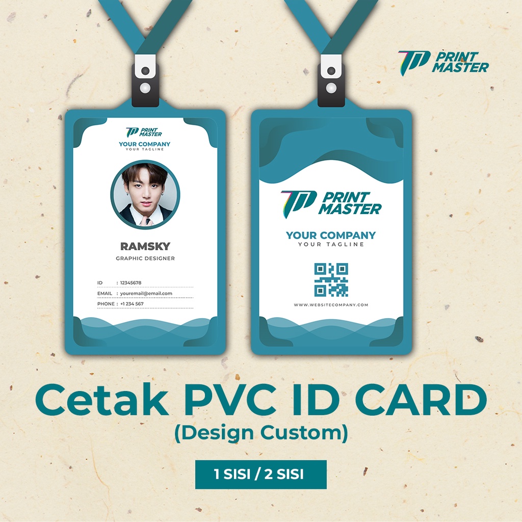 Cetak ID Card Kartu Member PVC Card Member Card Custom Kartu ID Card