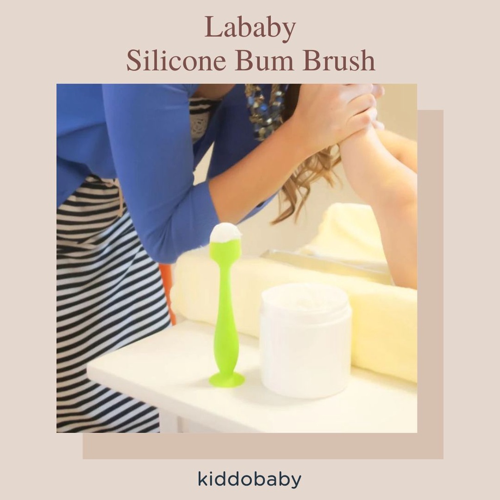 Lababy Silicone Bum Brush | Kuas untuk Bayi