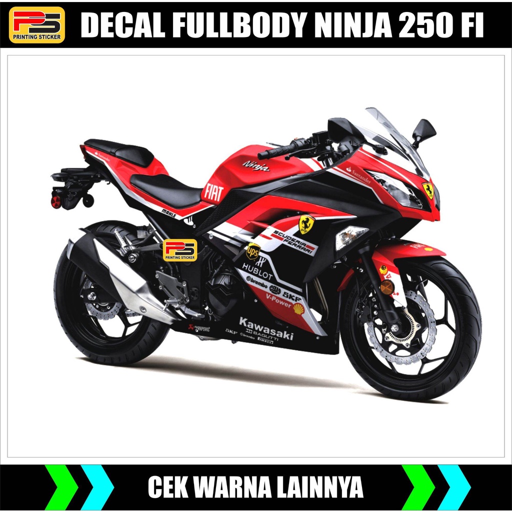 DECAL NINJA 250 FI FULLBODY/DECAL FULLBODY NINJA FI 250