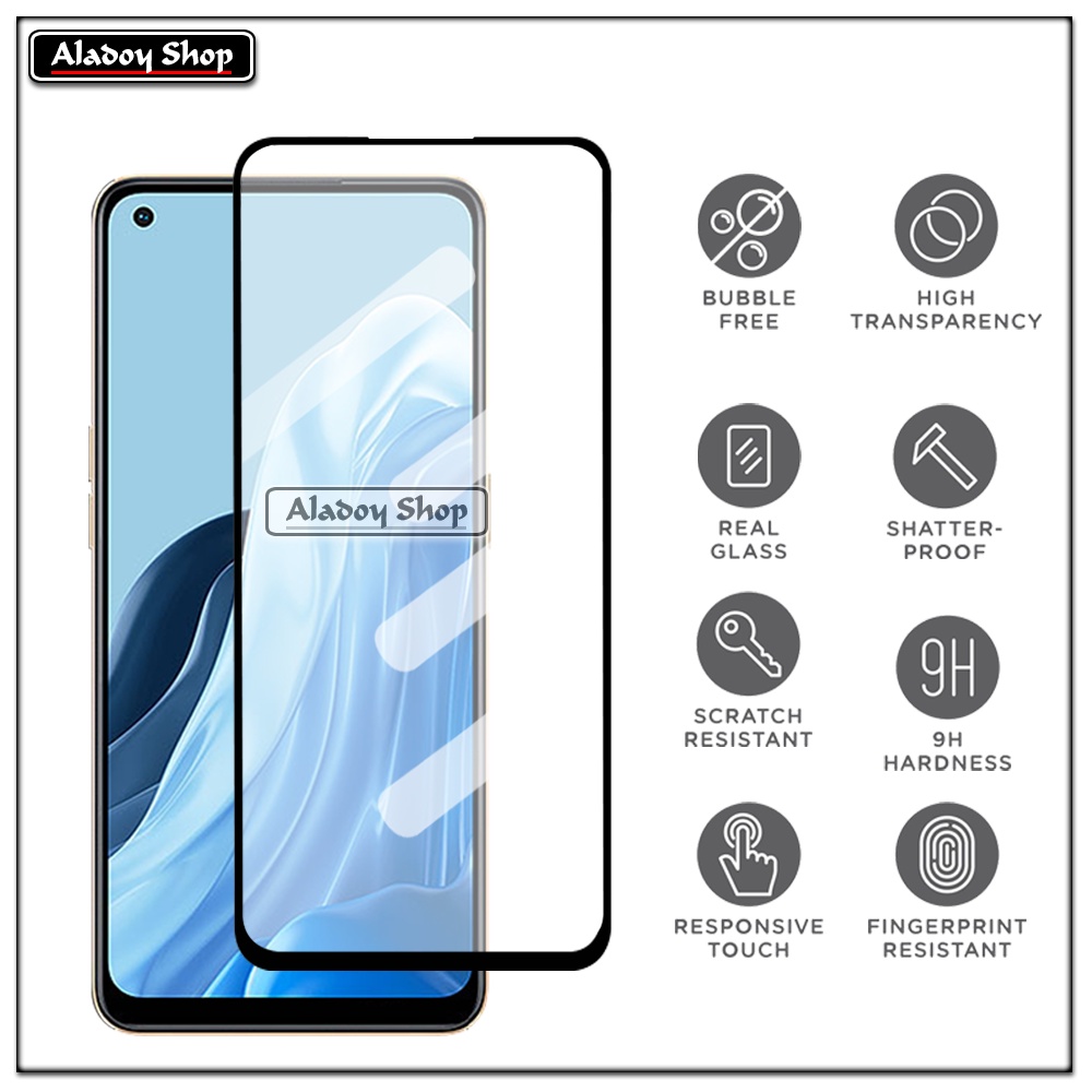 PAKET 2 IN 1 Tempered Glass Layar Oppo Reno 7 4G + Tempered Glass Camera