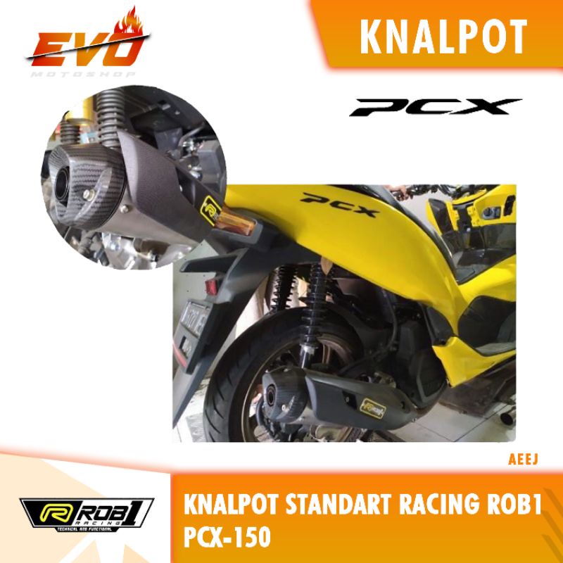 Knalpot ROB1 Racing PCX 150 Lokal std racing