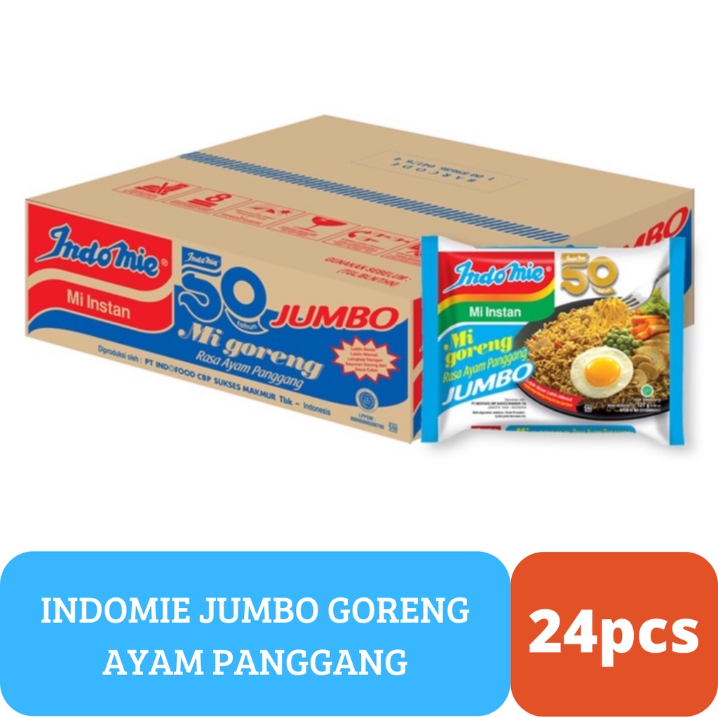 

Indomie Jumbo 1 Dus Goreng Ayam Panggang Isi 24 Pcs