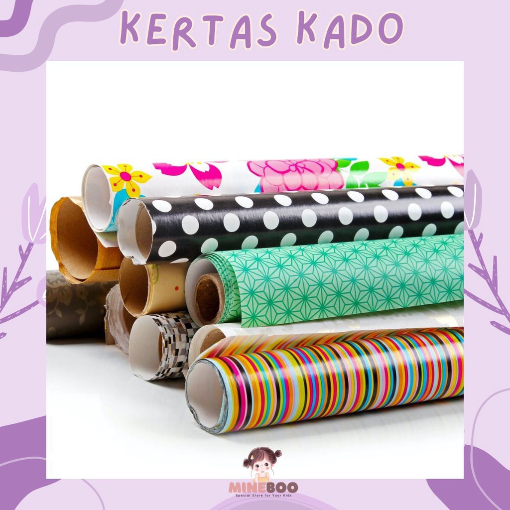 mineboo Bungkus kado packing kertas kado Service Wrapping Gift Khusus Customer