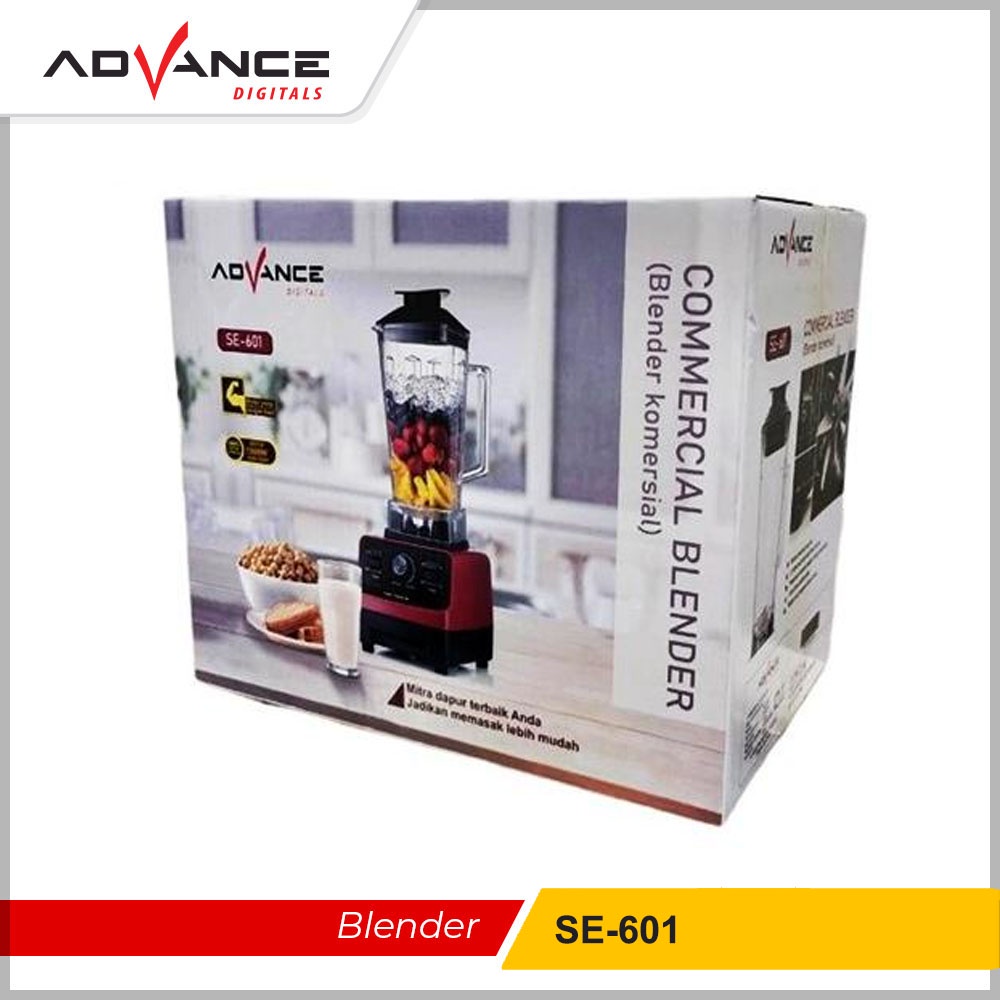 Advance Digitals SE-601 Blender Multifungsi Serbaguna Kapasitas 2Liter 1 Thn Garansi Resmi