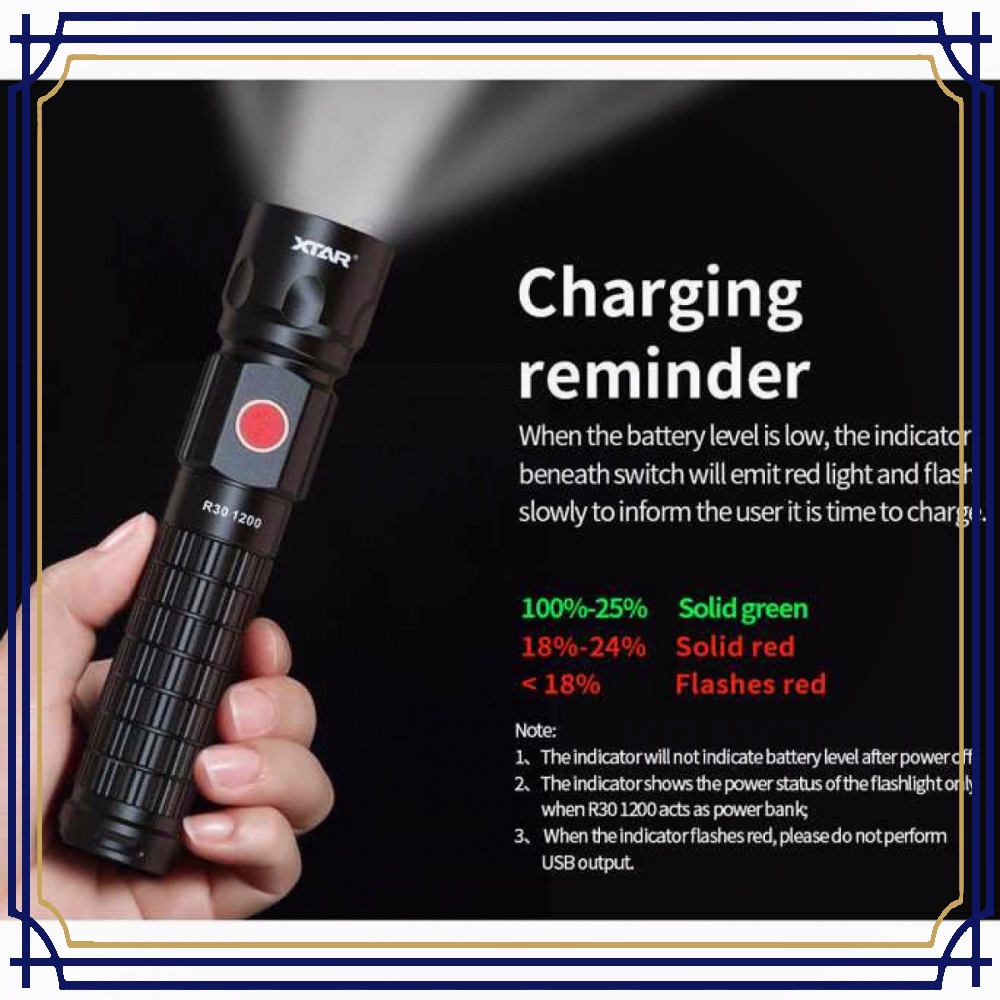 Senter Tactical LED CREE XP L2 1200 Lumens - R30