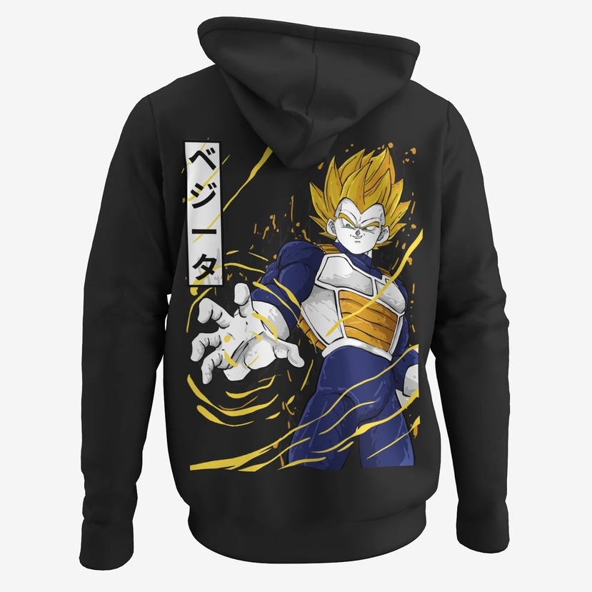 Hoodie Vegeta Ultimate Anime Manga Dragon Ball Premium Unisex