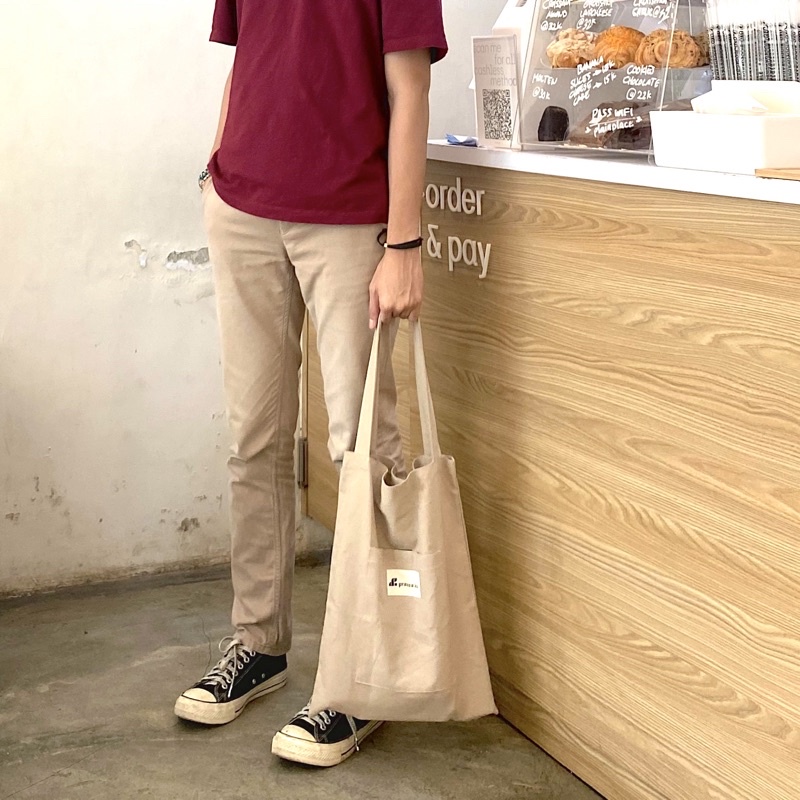 Prassa.ku | Totebag Simply Canvas.ku - Tas Tote | Tote bag Kanvas