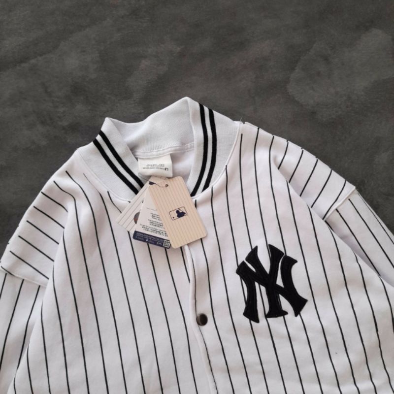 jaket varsity new era / jaket baseball new york city stripe / Bomber MLB