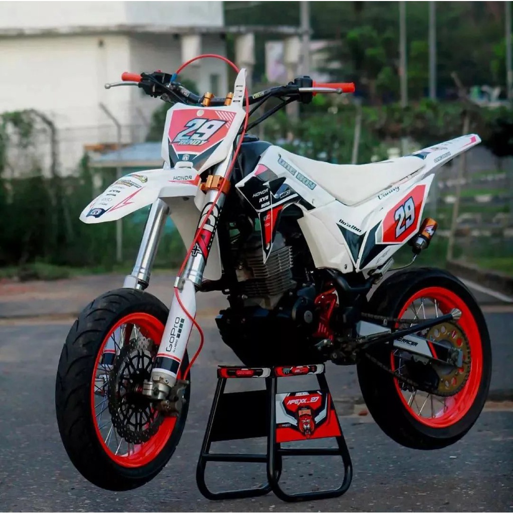 Decal CRF150L supermoto full body decal crf150 full body dekal crf 150 full body dekal crf 150 terba