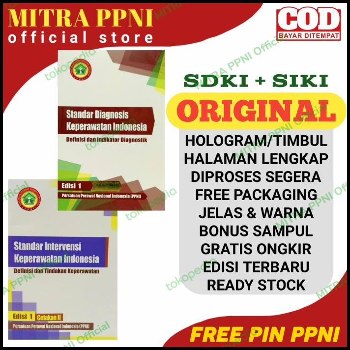 Buku Sdki+Siki Ori Paket 2S Original Asli Ppni Terbaru Edisi 1 Cet.3/2