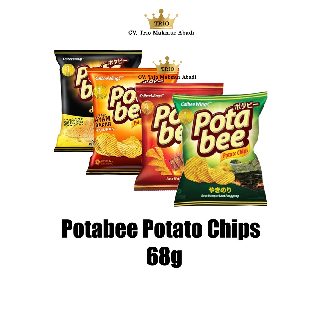 

Potabee Potato Chips 68g