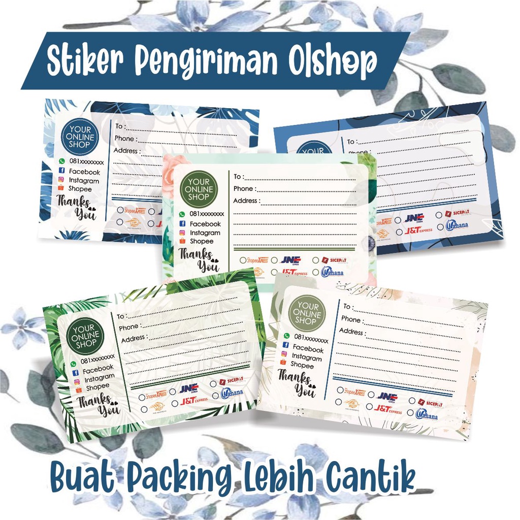 

Stiker Pengiriman Online Shop | Label Shopping| Label Paket