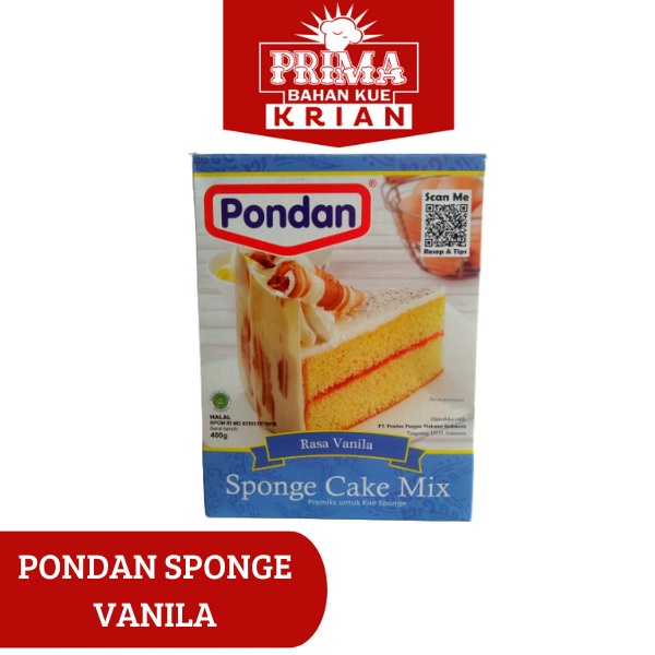 

PONDAN SPONGE CAKE VANILA/TEPUNG PREMIX ADONAN SIAP PAKAI