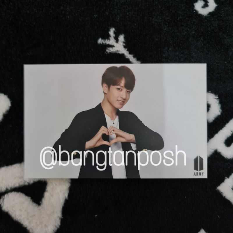 [READY STOCK] BTS Wings Tour Army Booth Photocard Jungkook