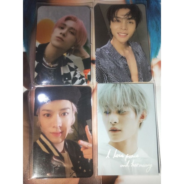 Photocard Hendery kickback , johny seoul , yuta neozone , yangyang sg