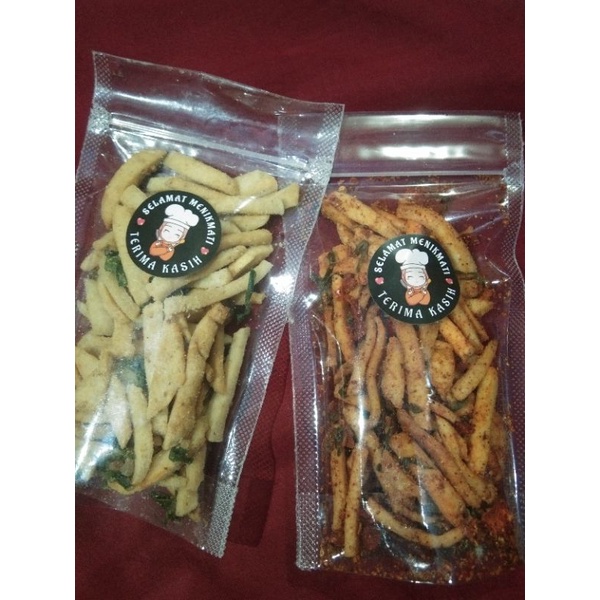 

basreng pedas wangi daun jeruk & original asin gurih
