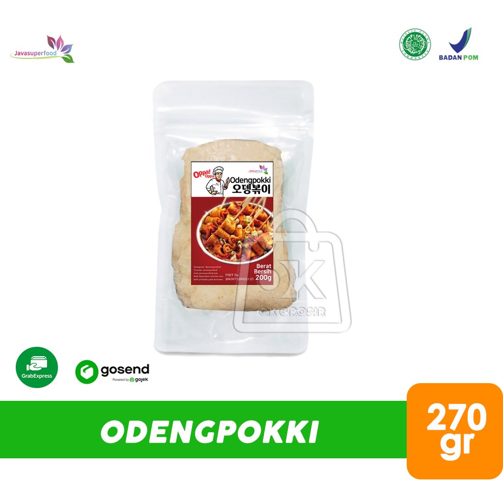 

Odengpokki Oppa /Odeng Ikan Saus Tokpokki 270gr (KHUSUS INSTANT)