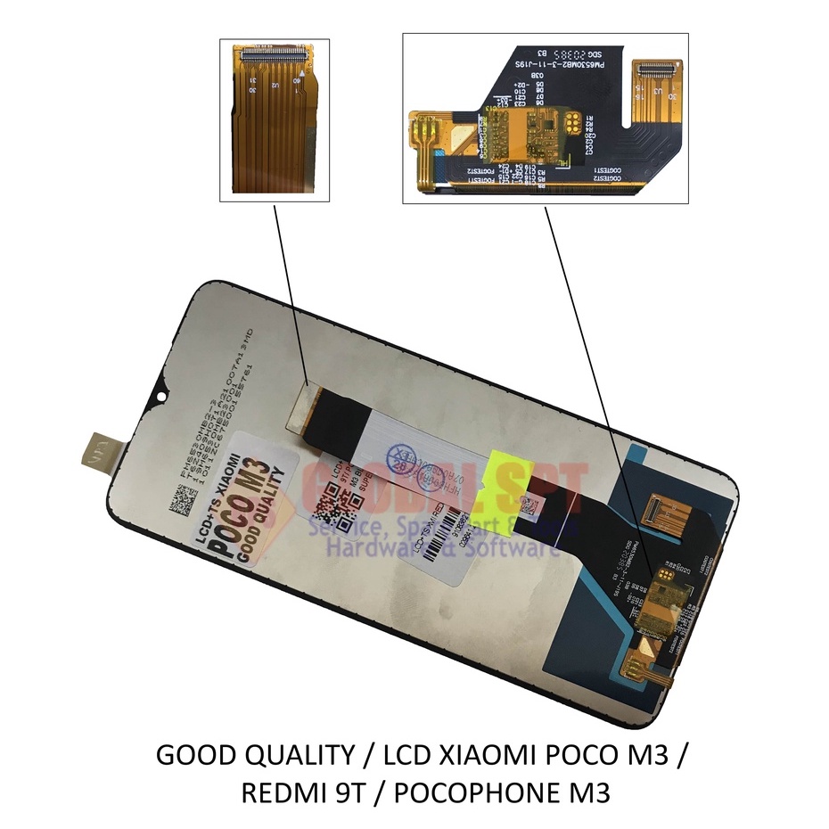 GOOD QUALITY / LCD XIAOMI POCO M3 / REDMI 9T / POCOPHONE M3