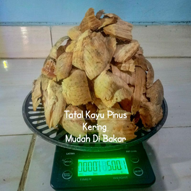Kayu Pinus Tatal Kering 500g