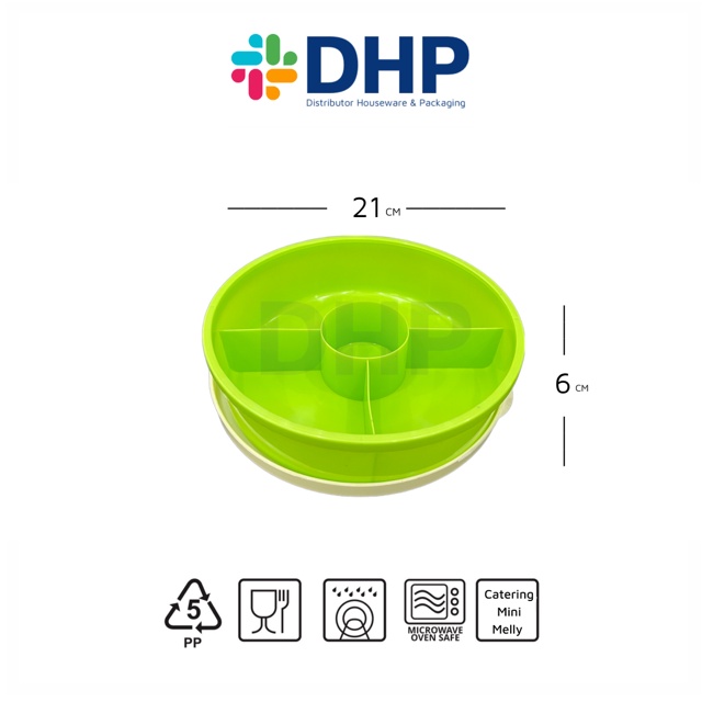 Kotak Makan CATERING MINI MELLY 4 Sekat  Picnic Food Container Plastik Tempat Bekal Anak