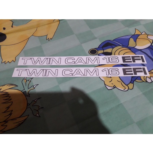 stiker twin cam 16 valve efi great corolla soluna new corolla