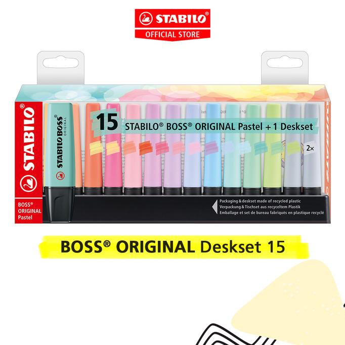 

STABILO BOSS ORIGINAL Pastel Deskset 15 / Limited Edition / Highligher