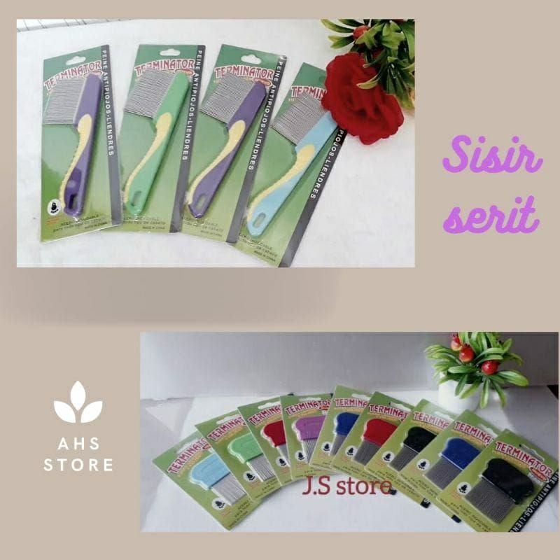 Sisir kutu serit besi / Serit kutu besi  /sisir kutu /sisir anti ketombe