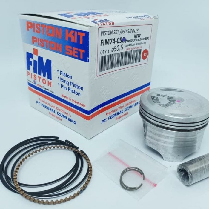 Piston Fim Honda Vario 110 Esp Beat Esp Scoopy Esp Pin13 Fim74