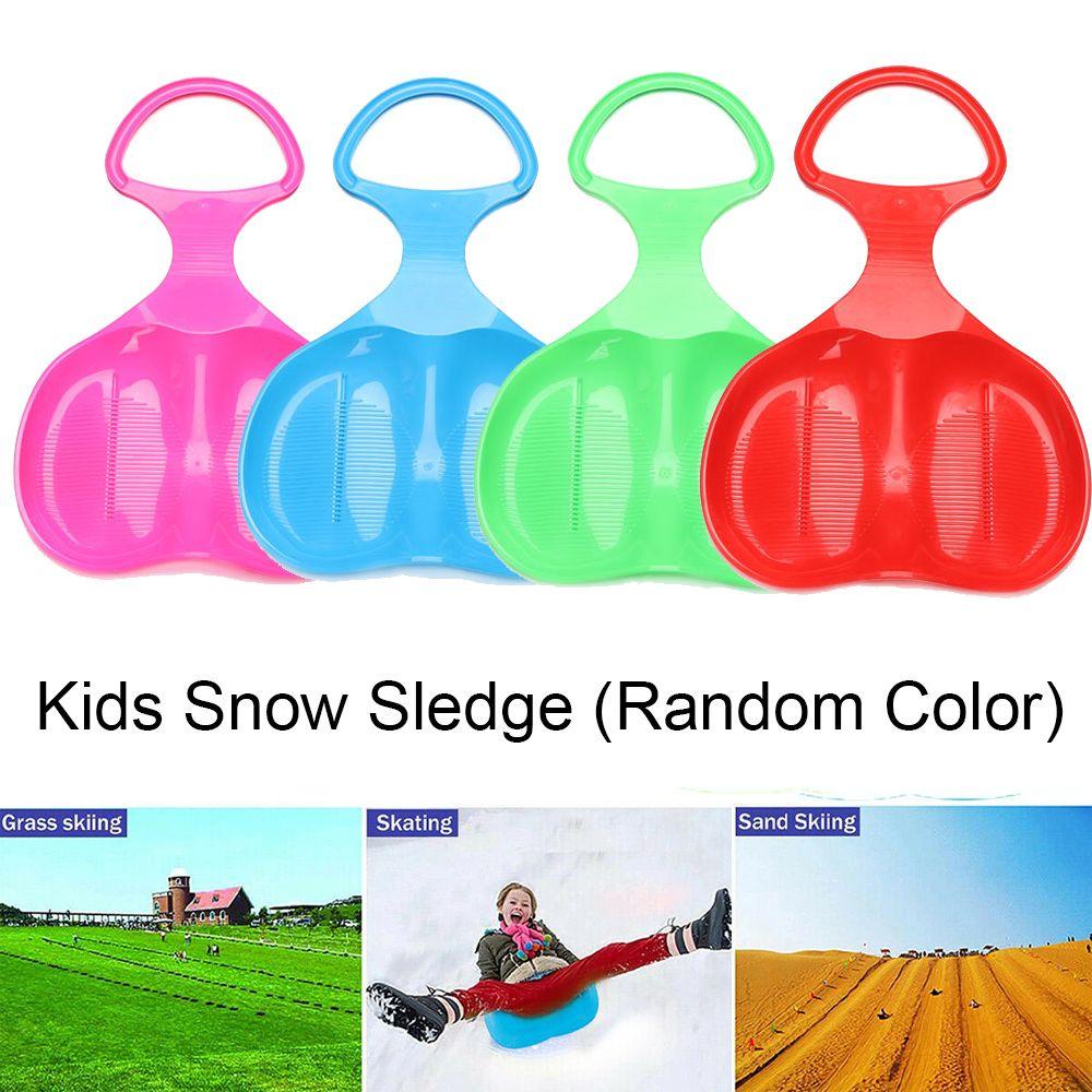 TOP Sleigh Plastik Snow Sledge Anak Dengan Papan SKI Gagang Besar