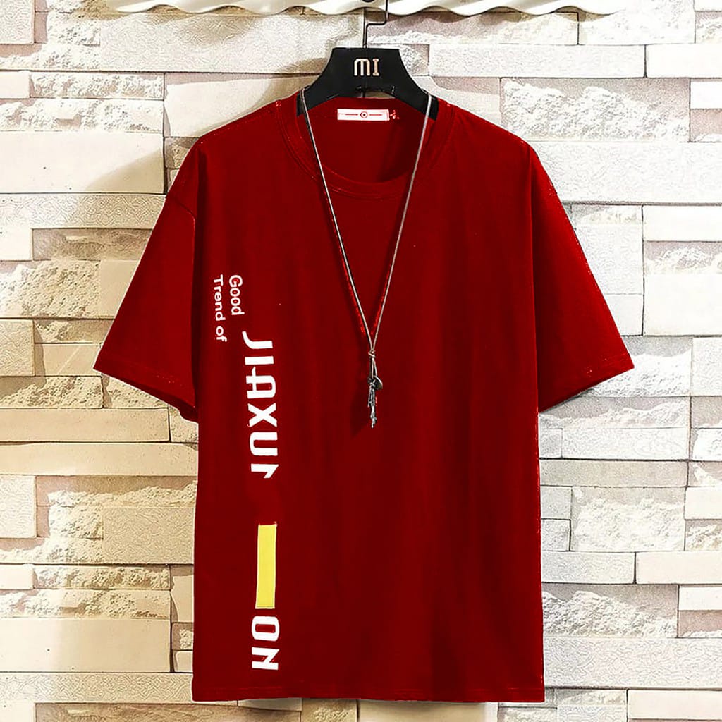 BAJU KAOS PRIA LENGAN PENDEK TRENDS TERLARIS BAHAN BABYTERRY JIAXUN