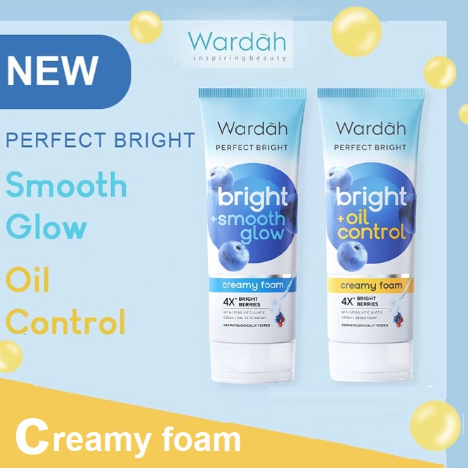 Wardah Perfect Bright Creamy Foam Facial Wash