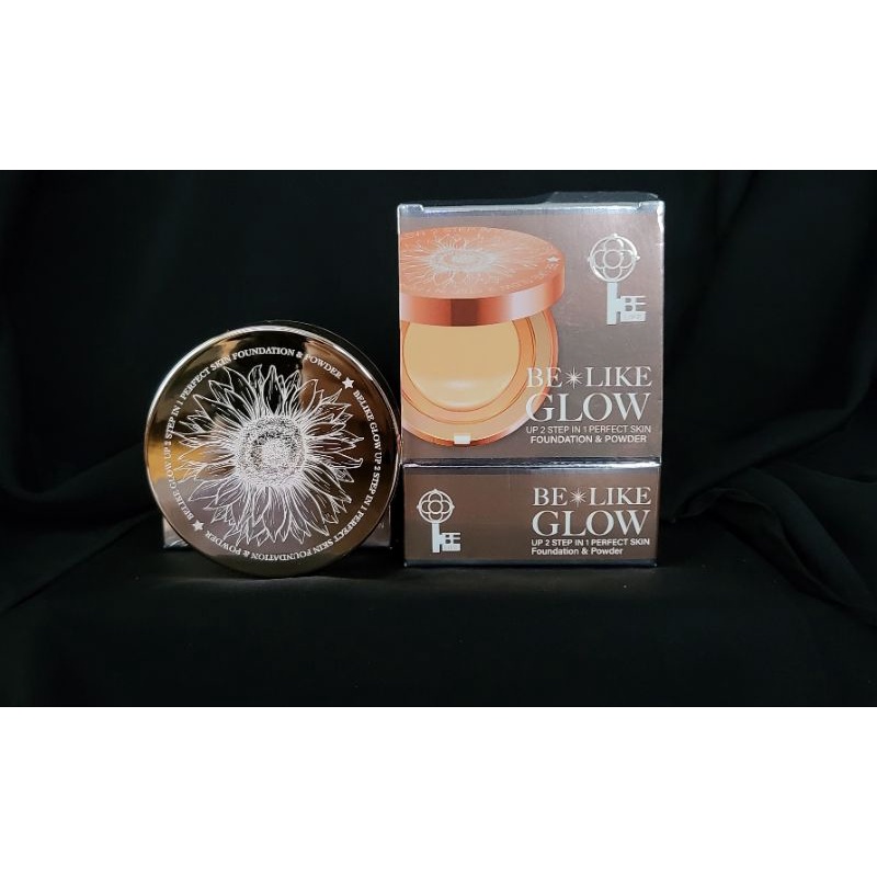 Bedak waterproof be like glow foundation & powder WATERPROOF