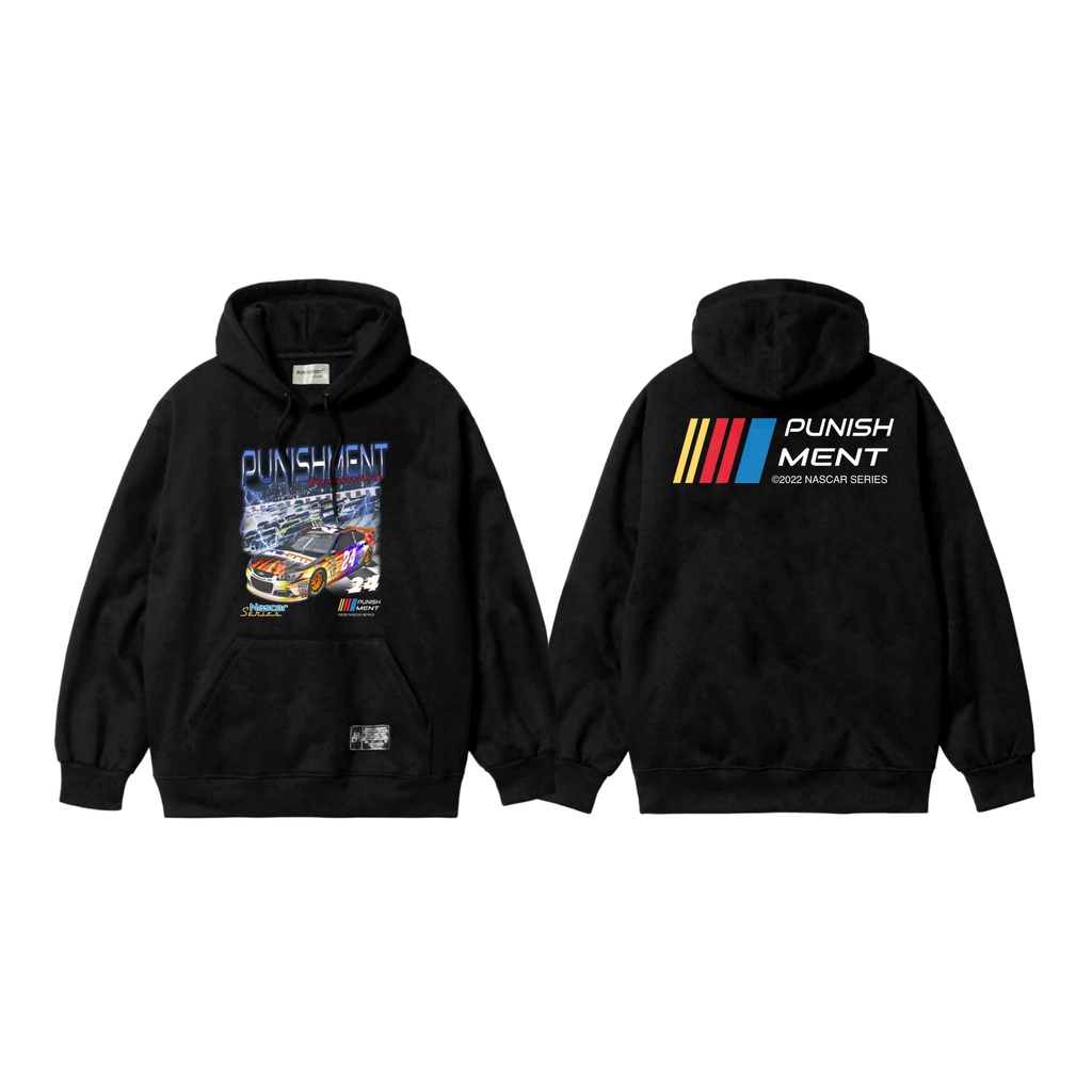 Sweater Hoodie Punishment Nascar Black