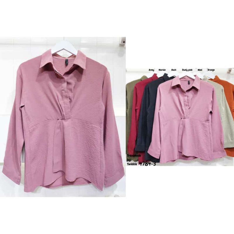 ATASAN WANITA / BLOUSE WANITA CRINCLE / BAJU ATASAN TWN-4784-3