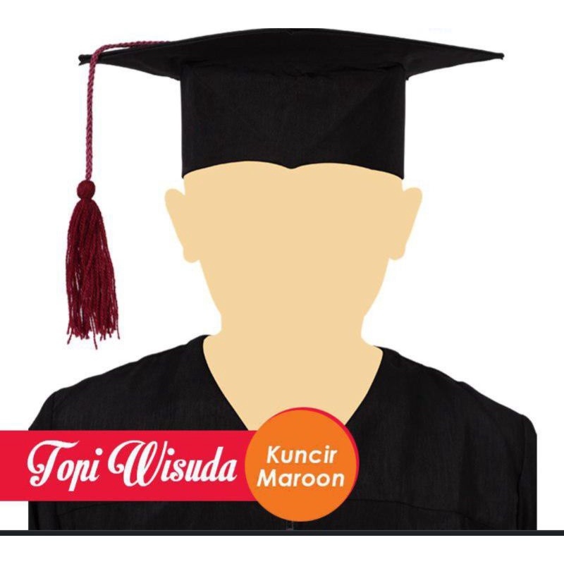 Topi toga wisuda untuk SD, SMP , SMA , DIPLOMA DAN SARJANA sederarjat