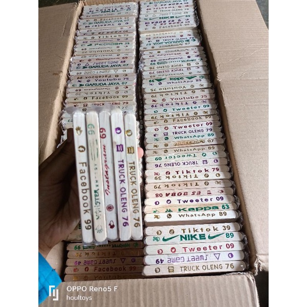 

1PACK STICK SABLON ISI -+250PCS