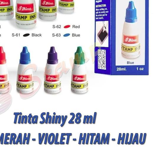 

Tinta Stempel Shiny 28ml - Biru