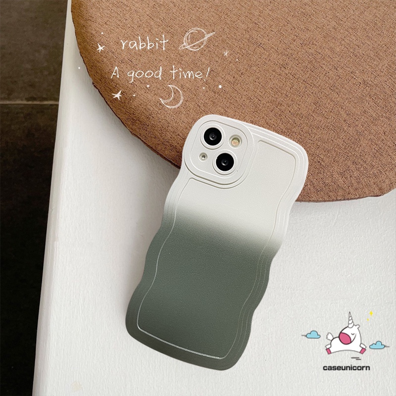 Casing Soft Case Samsung A14 A04s A04 A04E A13 A23 A12 A32 A50 A50s A03 A03s A51 A21s A20s A33 A52 A22 A31 A30s A02s A52s A11 M22 M32 Simple Colorful Gradient Wavy Edge Back Cover