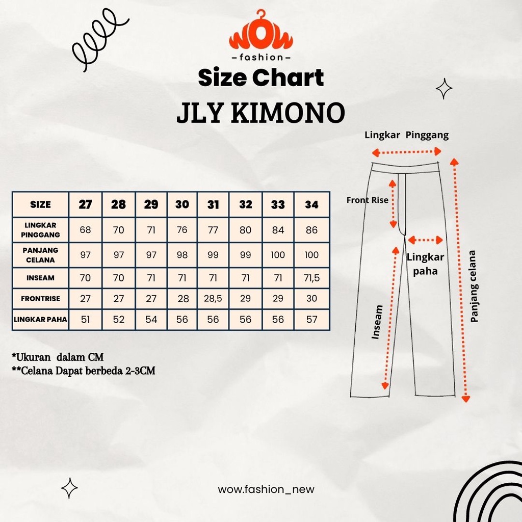 WOW-Jly Kimono Celana Kulot Jeans Highwaist Premium//Celana Kulot Wanita//Kulot Wanita//Jeans Wanita