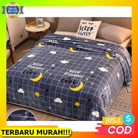 Selimut Import Bulu 2022 Slimut Kekinian Murah Karakter Wanita 2023 Tebal Terbaru Dewasa Selimut Bul