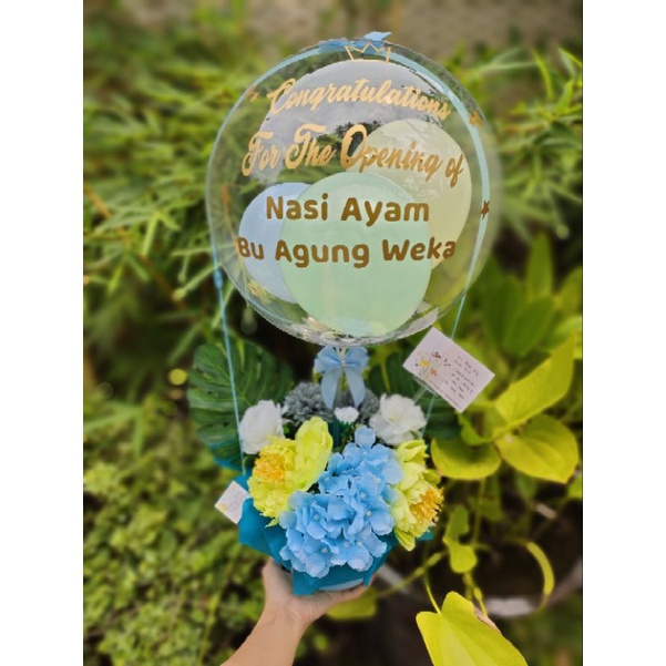 Balloon Bouquet / Buket Balon / Balon Buket. ORDER min H-2 (TANPA Custom Name)ORDER min H-5 (DENGAN 