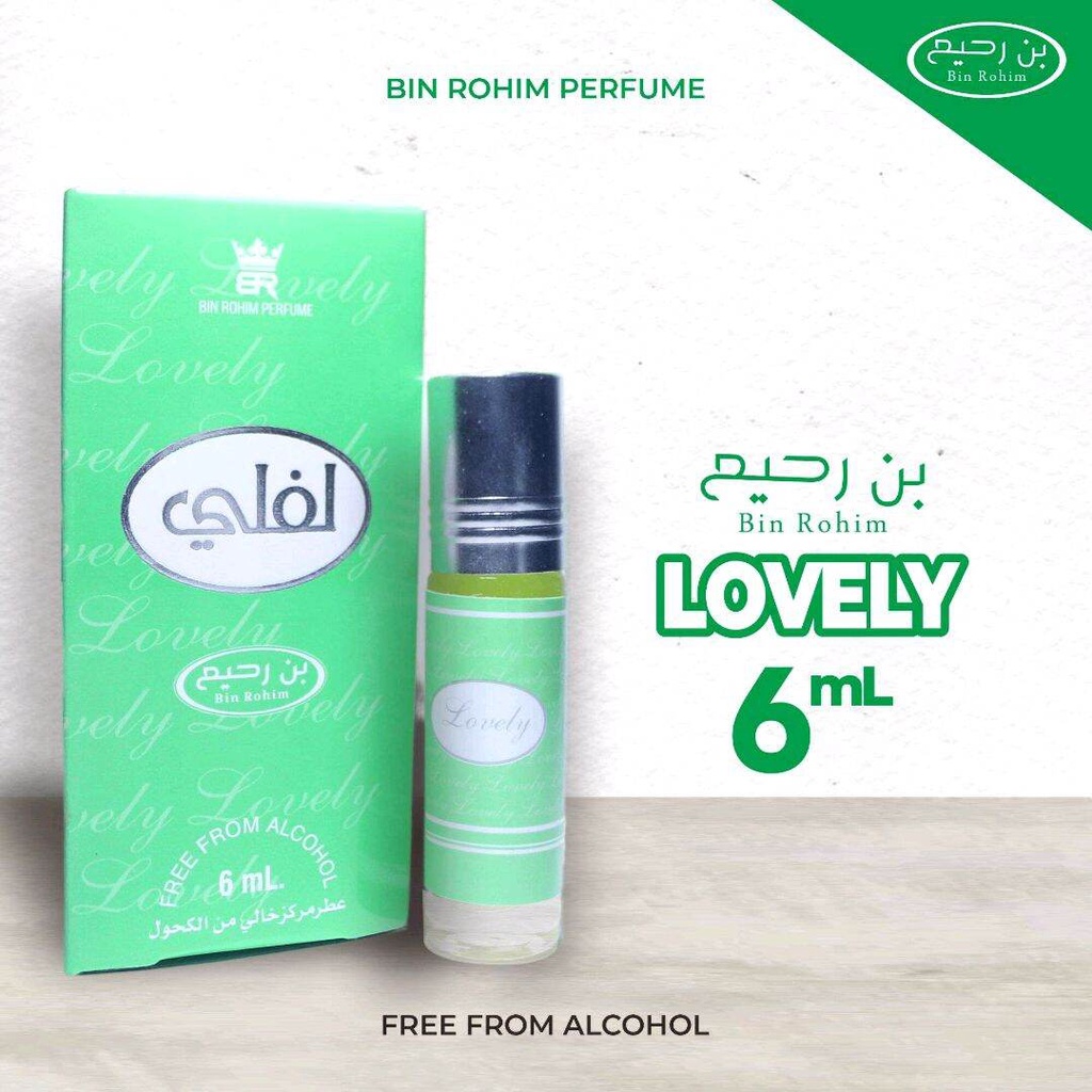 Parfum LOVELY Kemasan 6ml Roll On Non Alkohol