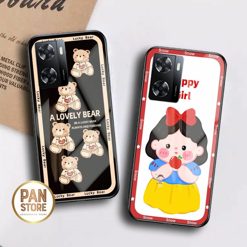 Softcase Glass Kaca VIVO Y16 2022 Terbaru Casing Handphone-Pelindung Handphone-Aksesoris Handphone- 